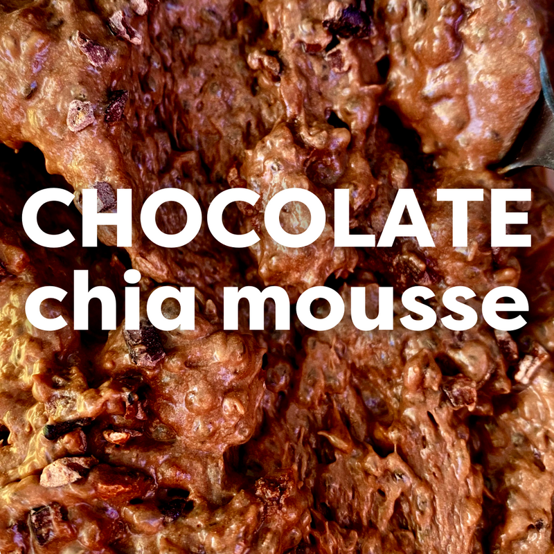 CHOCOLATE CHIA MOUSSE
