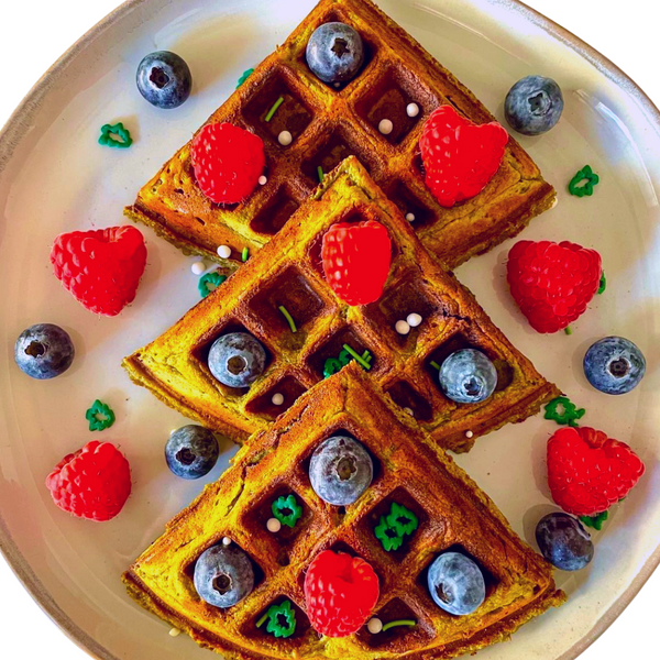 GLUTEN-FREE MATCHA WAFFLES